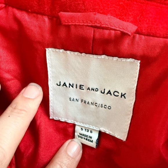 Janie and Jack Vibrant Red Cape Jacket - Picture 7 of 9
